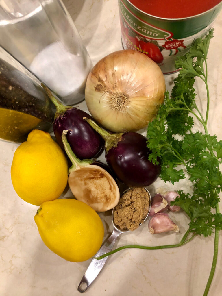 Eggplant recipe ingredients