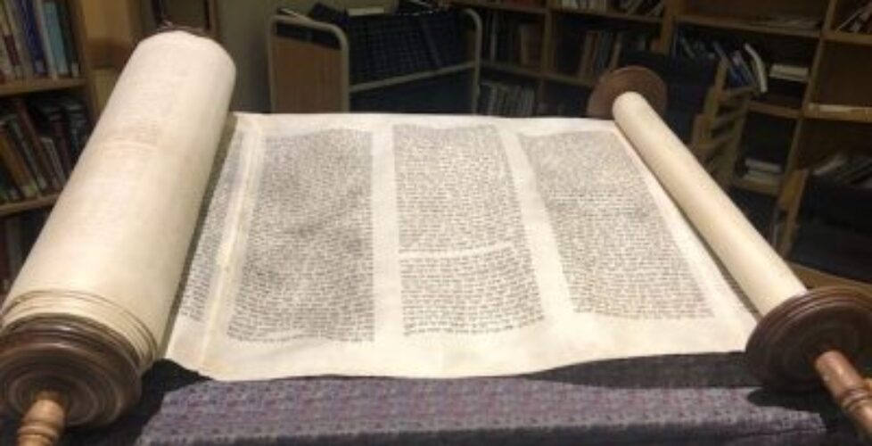 Temple Israel's Holocaust Scroll from Dvur Kralove, Czech Republic