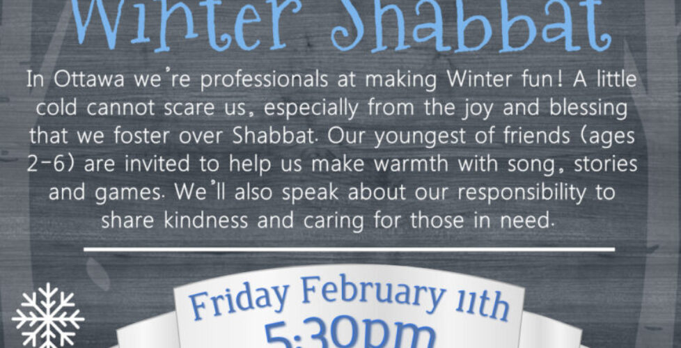 Family Fun Winter Shabbat