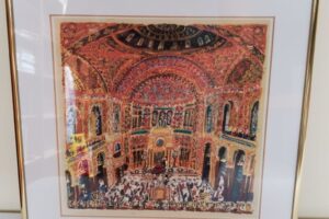 125 - Meron print Synagogue of Florence