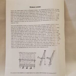 20 - loom weight docmentation