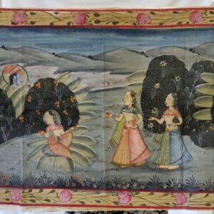 38 - painting on cotton, India